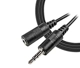 iMBAPrice 12 Feet Professional Quality Nickel Plated 3.5 mm Male/Female Stereo Audio Extension Cable