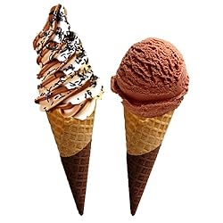 AussieBlends Waffle Ice Cream Cones Bulk For Soft