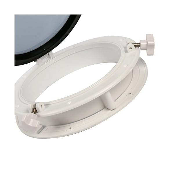 Amarine-made-Boat-Yacht-Round-Opening-Portlight-Porthole-10-Replacement-Window-Port-Hole-ABS-White-Tempered-Glass-Marineboatrv-Portlight-Hatch
