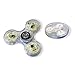 Stryker [TM] Crystal Clear LED Light Acrylic Hand Spinner Fidget EDC ADHD Stress Reducer Focus Anxiety Relief for Adults & Kids Glow in the Dark