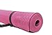 QELL Yoga Starter Kit - Durable Yoga Mat with Carry Strap, 2 Eco-Friendly Balance Blocks and Extension Strap – Set of A Nonslip, Comfortable Exercise Mat and Workout Gear for Men and Women, Raspberry
