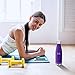 HOMPO Stainless Steel Water Bottle - 26oz/ 750ml BPA Free Vacuum Insulated Metal reusable Water Bottle, Double Walled keeps Hot & Cold leak proof Drinks bottle for kids, sports, gym(Purple)