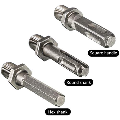 3 Stück 42mm Holz Spaltbohrer Schwarz Metall Bohrer Schraube Kegeltreiber Kaminholz Holzspalter Bohrer Set Elektrisches… – Bild 5