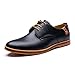 Seakee Men's Leisure Lace-up Flat Oxford Dress Shoes