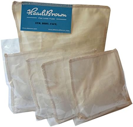 HauliBrown Single Use Disposable Soaps (SUDS) Pumice 4 Pack - Oatmeal Face Scrubs