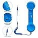 Frienda 3 Pieces Cell Phone Receiver Retro Telephone Handset Anti Radiation Handset Receiver for Mobile Phone Computer
