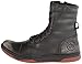 Diesel Men's Tatradium Basket Butch Zip Combat Boot, Black/Gum Sole, 9 M US