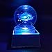 JINGDIAN Crystal LED Galaxy W/Multicolor Lamp Light Ball