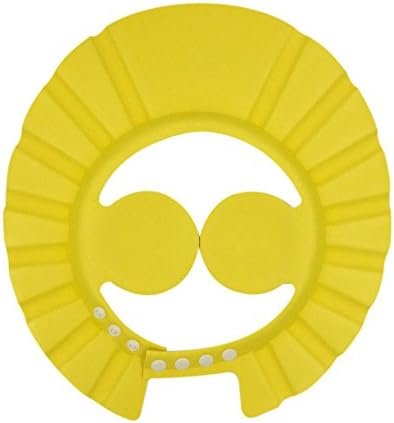 FRIENDLY Baby Shower Cap with Ear Protection Pads Comfortable Adjustable Soft Shampoo Shower Bathing Cap for Baby…