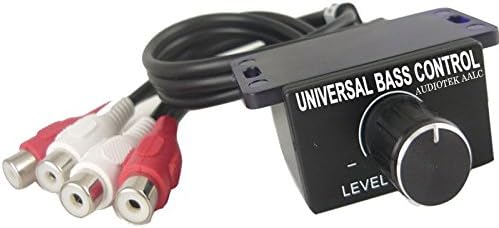Audiotek UNIVERSAL CAR STEREO AMP REMOTE LEVEL CONTROL BASS BOOST KNOB GAIN HOME AUDIO