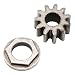 KIPA Steering Shaft Pinion Gear & Bushing for MTD 741-0656 941-0656A 717-1554 Toro 112-0863, Used on Riders Since 1999. 11 Tooth. Splined Bore