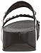 FitFlop Women's Biker Chic Slide Dress Sandal, All Black, 8 M US