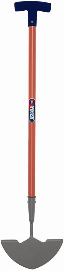 Spear & Jackson 2164NS/09 Select Kohlenstoffstahl-Rasenkantensteche, Blauer und roter Griff mit grauem Kopf, 92 x 22 x 3.5 cm