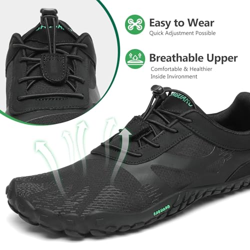 SAGUARO Unisex Barefoot Shoes Minimalist Five Toe - Lightweight and Zero Drop Sole Running Gym Hiking Gr.36-48