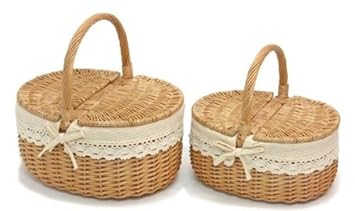 Amazon 共栄 Kyoei かごバッグ ランチボックス ピクニックバスケット