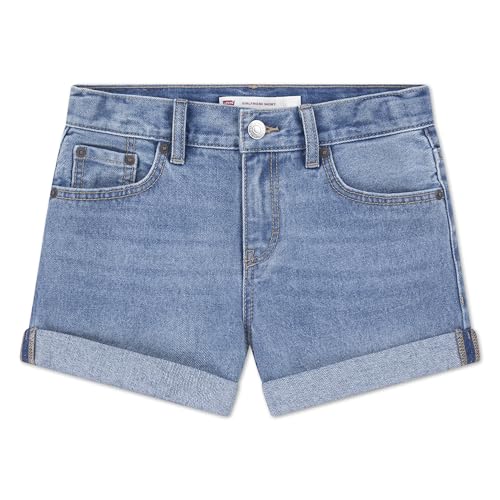 Levi's Boys Girlfriend Fit Denim Shorty Shorts