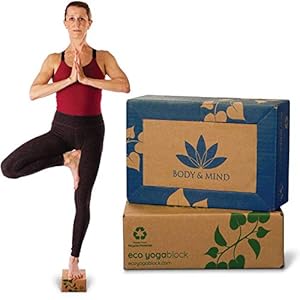 Eco Yoga Block,Healthy for You and The Environment, 100% Made from Recycle, It’s Light and Durable, 9″x6″x3″