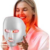 NEWKEY Red Light Therapy Mask for Face,7 Colors LED Face Mask Light Therapy, At-Home Photon Skin Care Beauty Mask for Anti Wr