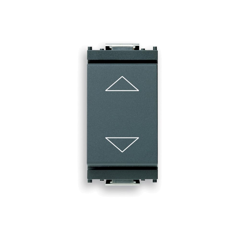 Vimar idea Series - 1-Pole Switch Button 10a Grey