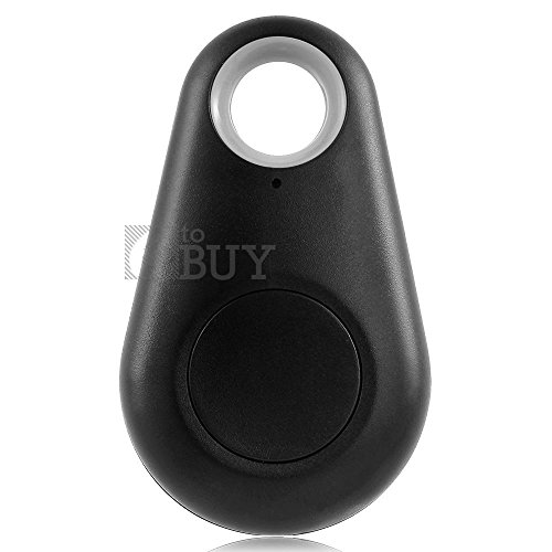 Smart Finder GPS Locator Pet Tracker Alarm Wireless Bluetooth 4.0 Anti-Lost Sensor Remote Selfie Shutter Seeker for Kids Bag Wallet Keys Car Smartphone (Black) - Thumbnail 6