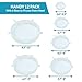 Eco Lifestyle Silicone Stretch Lids - 12 Pack, 6 Sizes - Stretchable, Reusable Food & Bowl Covers - Zero Waste