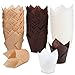 TRUSBER Cupcake Liners, 150 pieces Tulip Muffin Wrappers Paper Liners Baking Cup Holders for Wedding, Birthday, Christmas, Baby Shower Parties