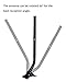 Esky Adjustable Attic Antenna Mount - Outdoor TV Antenna Mounting Pole Universal Mount Brackets - Easy Installation, Solid Structure, Weather Proof