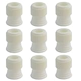 Wobe 10pcs Cake Decorating Coupler, Plastic Small Size Couplers Reusable Pastry Bag Couplers Pipe Tip for Icing Nozzles, Coupler Adaptor Piping Cake Flower Pastry Decoration Tool White Small Size