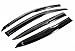 VITO 4pcs Side Window Deflectors Original Window Visors for 2008 2009 2010 2011 2012 Honda Accord 4 Door Sedan Vent Visor Sun/Rain Guard