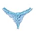 CHICTRY Men's Stain Ruffle Frilly Low Rise Thong Underwear Sissy Pouch Crossdres Panties (Large(Waist:29.0-56.5