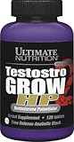 Ultimate Nutrition TestostroGROW 21-Day Herbal Testosterone Booster for Men, 126 Tablets