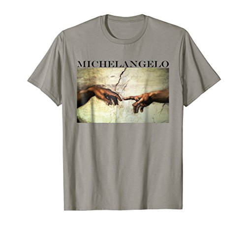 Michelangelo Art Shirt - Creation of Adam T-ShirtOEKO-TEX STANDARD 100