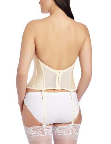Carnival-Womens-Low-Plunge-Backless-Satin-Corset-Bra
