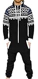 SkylineWears Men's Fashion Onesie Playsuit Jumpsuit one Piece non Footed Pajamas Onesies