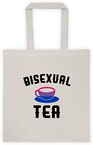 Bisexual Tea Rights Freedom Justice Cool Funny Message Outdoor Humor Grocery Shopping Tote Bag