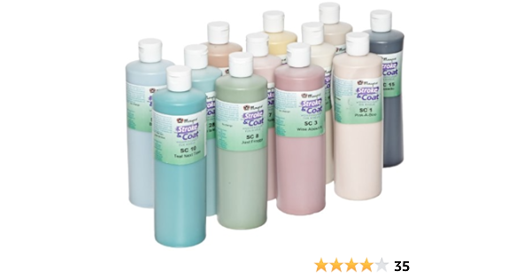 Amazon Com Mayco Stroke Coat Wonderglaze Glaze Set B Assorted Colors Set Of 12 Pints Sckt2p Industrial Scientific