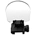 COWEEN Scope Protector White and Yellow Airsoft Lens Protector with 20mm Rail Mount Tactical Scope Lens Cover 4mm Thick Shield Reflex Sight 55mm High for Hunting Shooting
