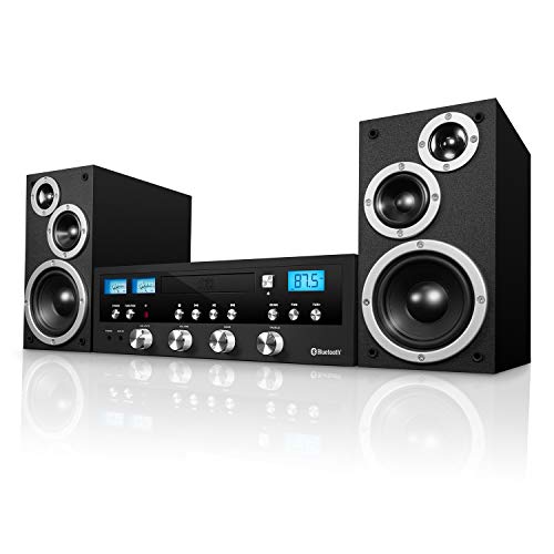 Innovative Technology 50 Watt Classic CD Stereo with Bluetooth