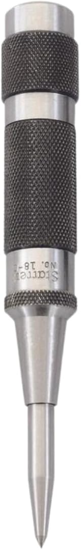 Starrett 18C Automatic Centre Punch Heavy-Duty Adjustable Stroke 5-1/4" view 1