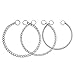 Mogoko Stainless Steel Dog Choke Chain Collar, Puppy Metal P Chain Slip Collar Pet Titan Training Walking Choker(2.0mm;16.0 inch)