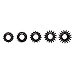 5pcs RC pinion gear set 32P 1/10 RC Car Brushed Brushless Motor Gears 5mm 13T 14T 15T 16T 17T Combo Set