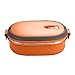 Lunch Box - SODIAL(R) Insulated Lunch Box Food Storage Container Thermo Thermal Orange