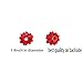 yagopet 40pcs/Pack 20pairs Cute New Dog Hair Bows with Rubber Bands Pearls Flowers Topknot Mix Styles Dog Bows Pet Grooming Products Mix Colors Pet Hair Bows Topknot