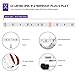 Geeon LED Strip Lights Waterproof 2M RGB Color Changing 5050 SMD UL Listed with 12V Adapter for Room Kitchen Under Cabinets Bed Ambient Lighting
