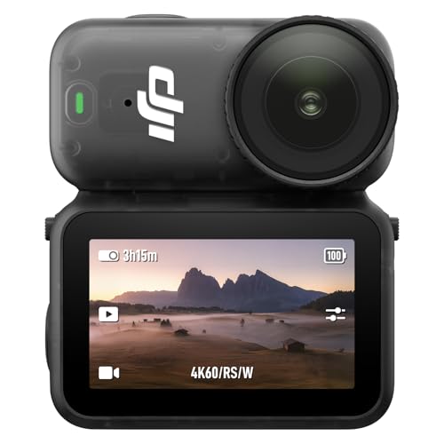 Pack estándar dji Osmo Nano (128 GB) - Pequeña cámara para vlogging 4K con un Sensor de 1/1.3 Pulgadas, vídeo con Campo de visión Amplio de 143°, cámara magnética POV para Deportes y vlogging