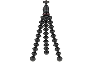 JOBY GorillaPod Compact Tripod Kit with Ballhead for Mirrorless Cameras up to 2.2 lbs. Black/Charcoal.