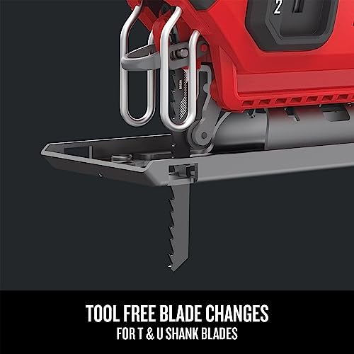 CRAFTSMAN V20 Cordless Jig Saw, 3 Orbital Settings, Up to 2,500 SPM