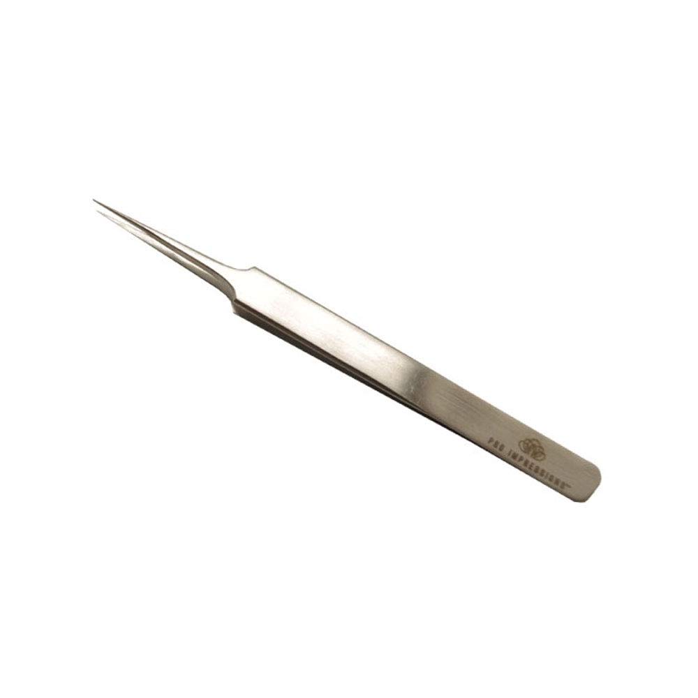 Pro Impressions Fine Point Straight Eyelash Extension Tweezer A