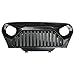 u-Box Jeep TJ LJ Gladiator Grille Matte Black Vander Grill Cover w/Mesh Insert for 1997 1998 1999 2000 2001 2002 2003 2004 2005 2006 Jeep Wrangler & Wrangler Unlimited