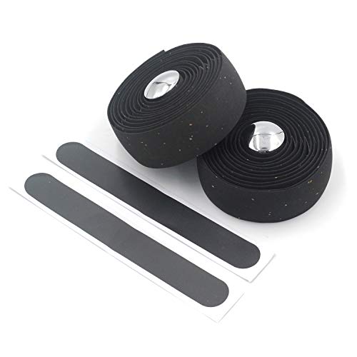 EVA Road Bike Handlebar Tapes, Bicycle Bar Tape, Cycling Handle Wraps – 2 Rolls per Set (Black) - Thumbnail 4